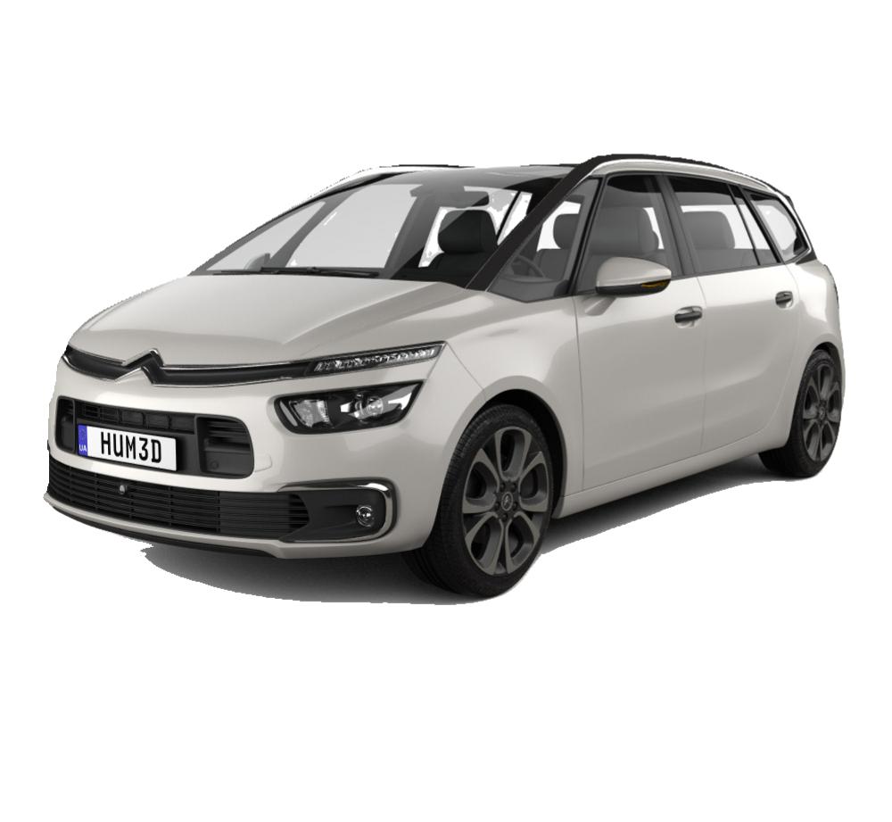 Citroen C4 Spacetourer pmv 2018 integrované lyžiny